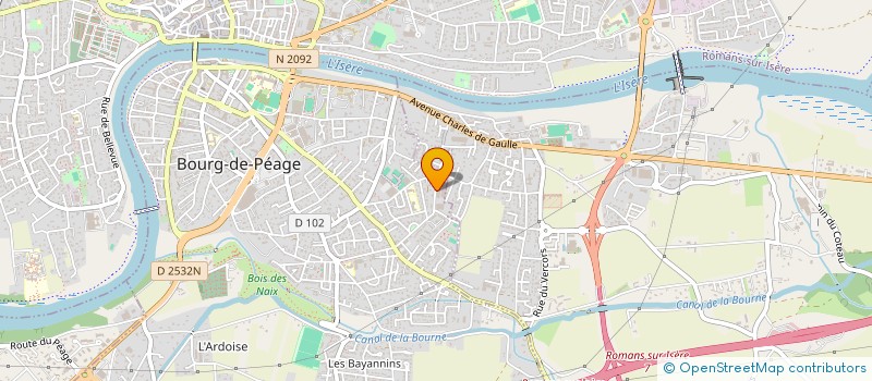localisation de l'entreprise STEPHANE KELIAN à BOURG-DE-PEAGE