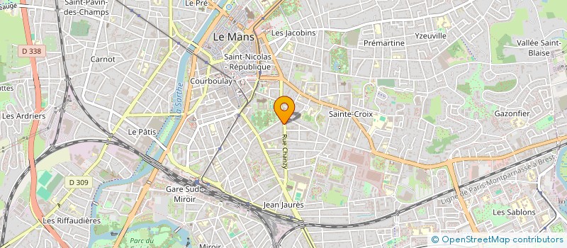 localisation de l'entreprise STEPHANE LINDET à LE MANS