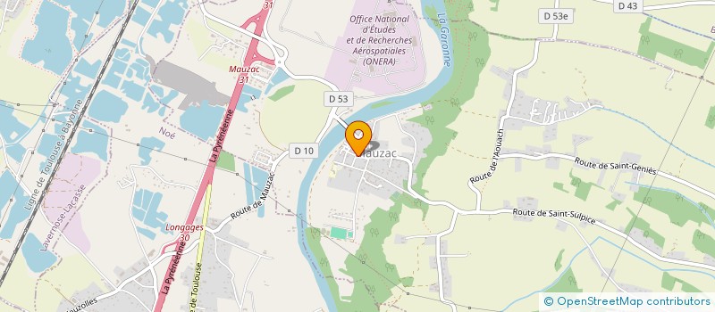 localisation de l'entreprise STEPHANE LOUIS CONSEIL COMMUNICATION  MAUZAC