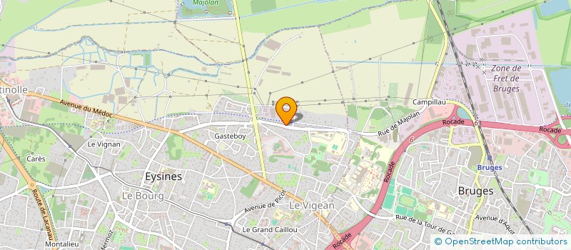 localisation de l'entreprise STEPHANE LOUVEL TRANSPORT ET AFFRETEMENT à EYSINES