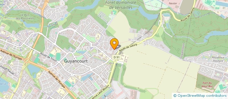 localisation de l'entreprise STEPHANE MESRAR  GUYANCOURT