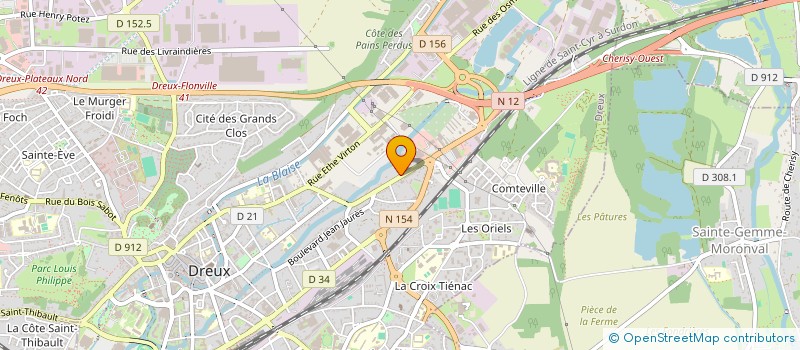 localisation de l'entreprise STEPHANE MILLARD CONSULTING à DREUX