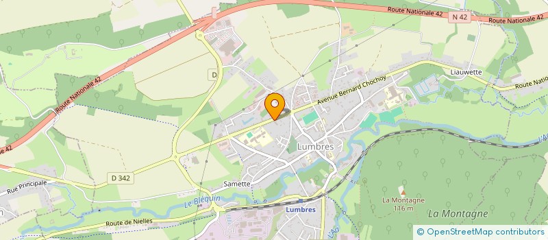 localisation de l'entreprise STEPHANE MOTOCULTURE  LUMBRES