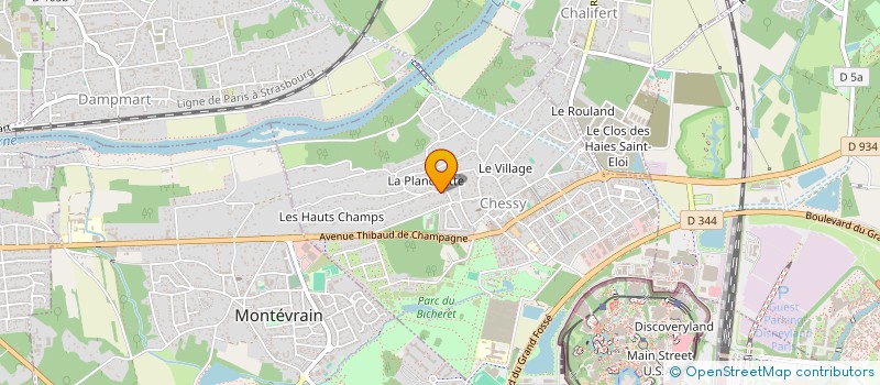 localisation de l'entreprise STEPHANE NAGNAN  CHESSY