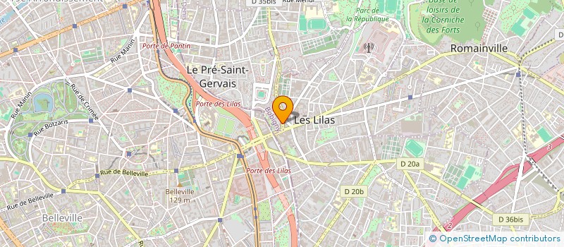 localisation de l'entreprise STEPHANE PACOME CONSEIL à LE PRE-SAINT-GERVAIS