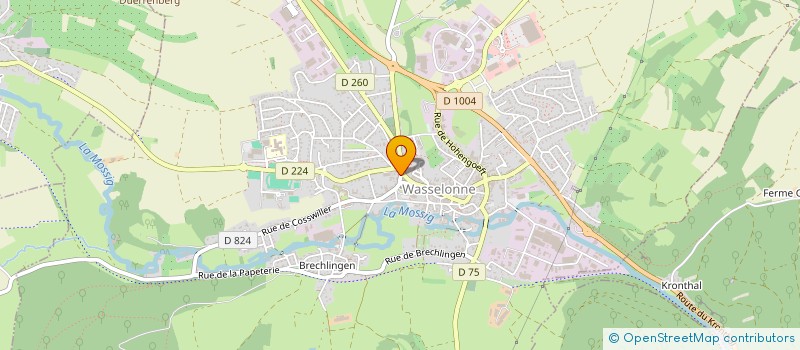 localisation de l'entreprise STEPHANE PAYSAGE  COSSWILLER