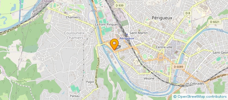 localisation de l'entreprise STEPHANE PICARD F.A.C. - FORMATION ART CONSEIL  PERIGUEUX