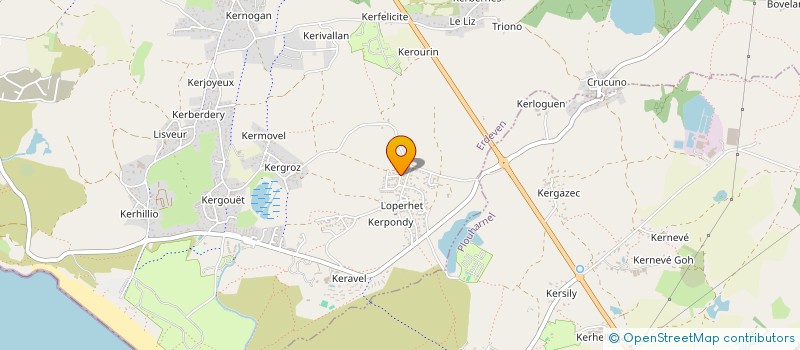 localisation de l'entreprise STEPHANE PITIOT  ERDEVEN