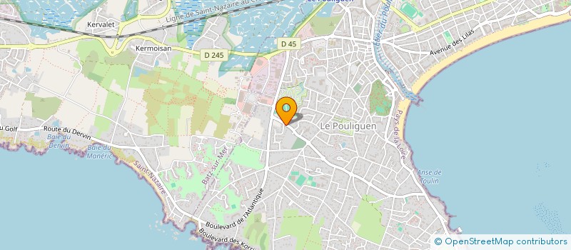 localisation de l'entreprise STEPHANE PIVAULT  LE POULIGUEN