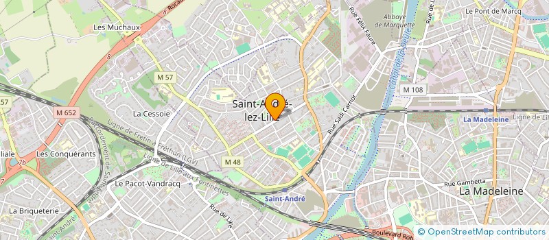 localisation de l'entreprise STEPHANE ROBAEYS PLOMBERIE  SAINT-ANDRE-LEZ-LILLE