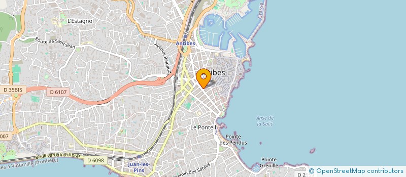 localisation de l'entreprise STEPHANE SALINGUE  ANTIBES