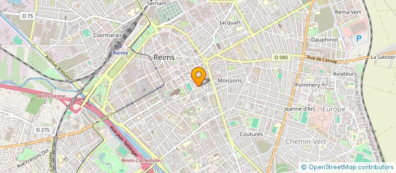 localisation de l'entreprise STEPHANE SOLUTION NUMERIQUE  REIMS