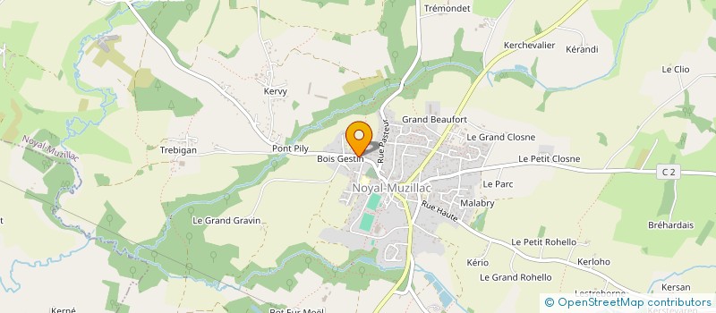 localisation de l'entreprise STEPHANE TROHEL  NOYAL-MUZILLAC