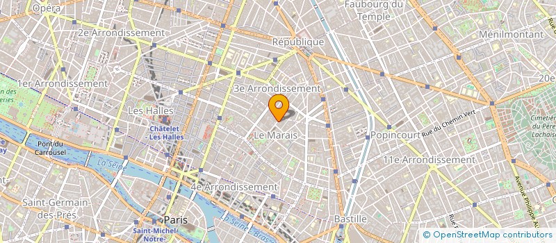 localisation de l'entreprise STEPHANE VERDINO SARL à PARIS