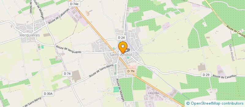 localisation de l'entreprise STEPHANE VERNIER  SAINT-ANDIOL