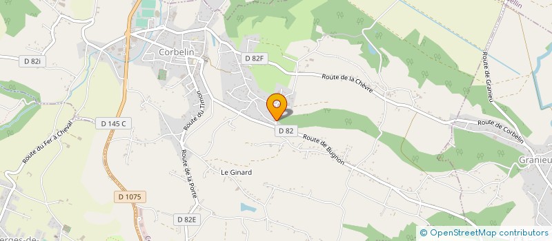 localisation de l'entreprise STEPHANE VEYRET  CORBELIN