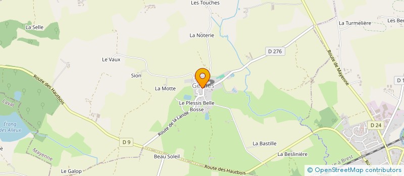localisation de l'entreprise STEPHANIE à EVRON