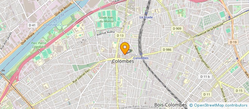 localisation de l'entreprise STEPHANIE à COLOMBES