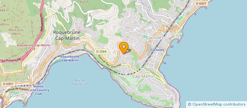 localisation de l'entreprise STEPHANIE à ROQUEBRUNE-CAP-MARTIN