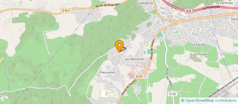 localisation de l'entreprise STEPHANIE  LE CANNET-DES-MAURES