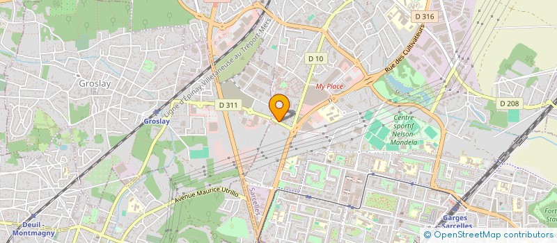 localisation de l'entreprise STEPHANIE à SARCELLES
