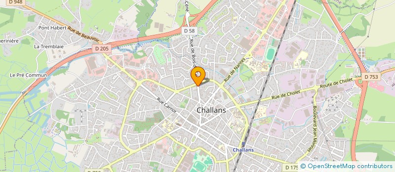 localisation de l'entreprise STEPHANIE BAUD à CHALLANS