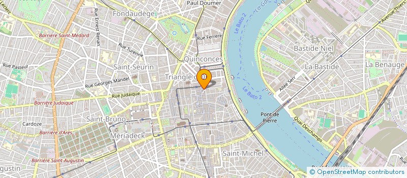 localisation de l'entreprise STEPHANIE BERTRAND AVOCAT  BORDEAUX