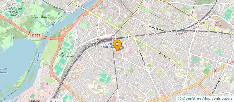 localisation de l'entreprise STEPHANIE BESSON à ANGERS