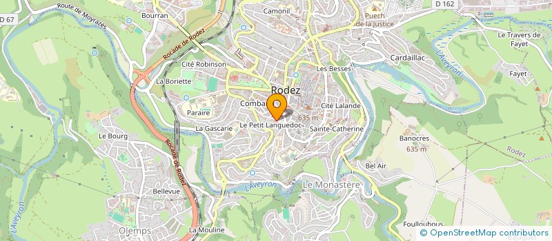 localisation de l'entreprise STEPHANIE BOUTARIC  RODEZ