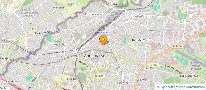 localisation de l'entreprise STEPHANIE C à ANNEMASSE