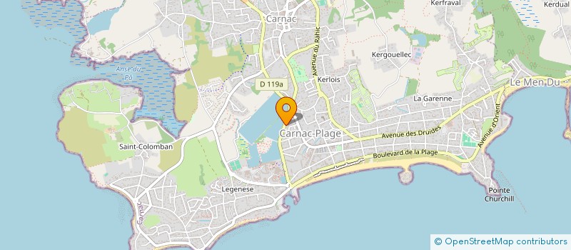 localisation de l'entreprise STEPHANIE COCHENNEC  CARNAC