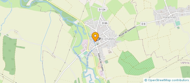 localisation de l'entreprise STEPHANIE COLINOT à LIGNY-LE-CHATEL