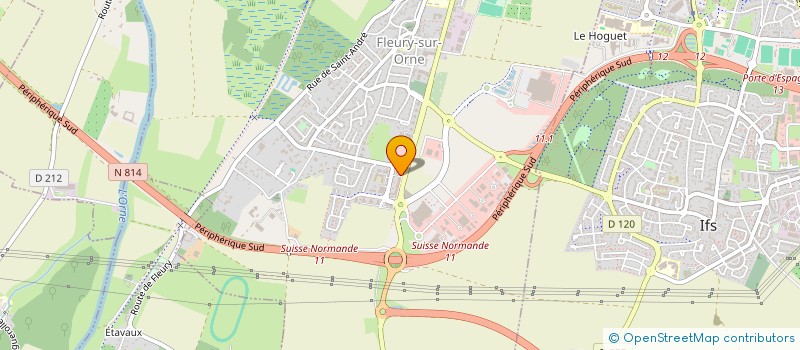 localisation de l'entreprise STEPHANIE COUSIN  COLLEVILLE-MONTGOMERY