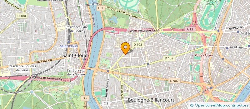 localisation de l'entreprise STEPHANIE DELEGUE  BOULOGNE-BILLANCOURT