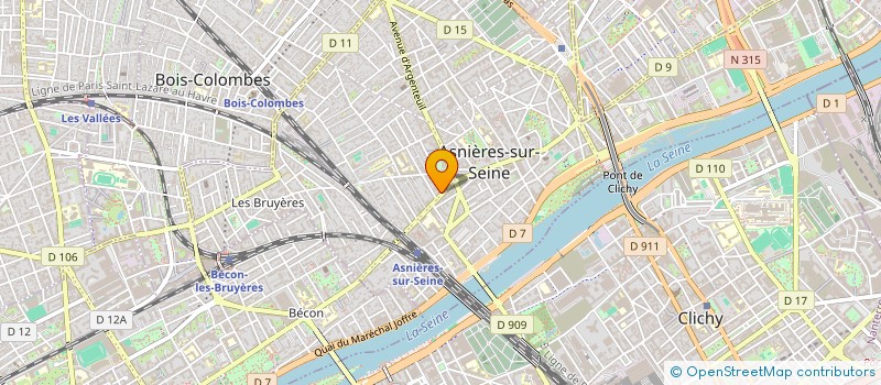 localisation de l'entreprise STEPHANIE DEVAULX CONSULTING & COACHING  ASNIERES-SUR-SEINE