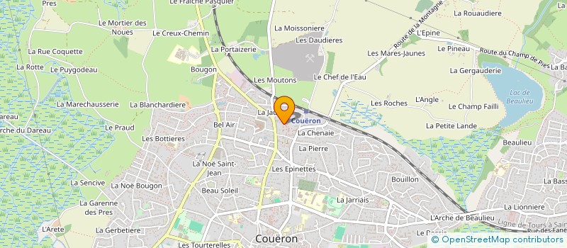 localisation de l'entreprise STEPHANIE GUILLAUME à COUERON
