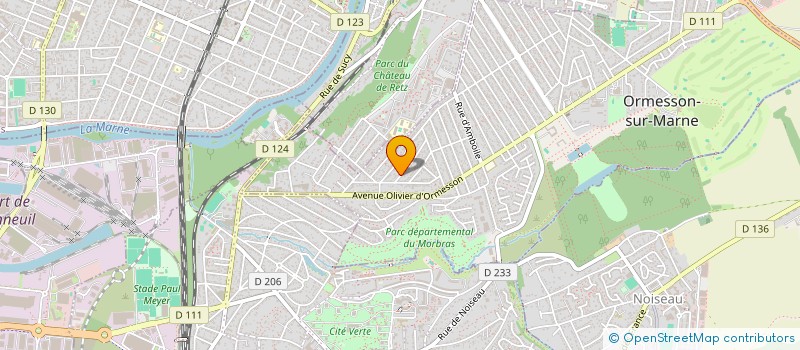 localisation de l'entreprise STEPHANIE LA KINESIO D'ORMESSON  ORMESSON-SUR-MARNE