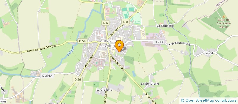 localisation de l'entreprise STEPHANIE LEMARCHAND  LES MONTS D'AUNAY