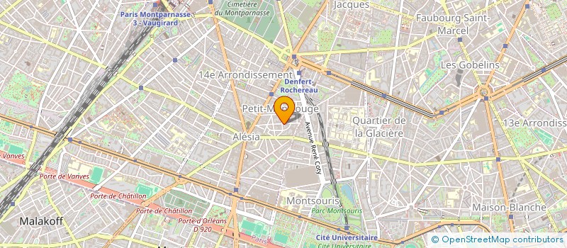 localisation de l'entreprise STEPHANIE MICHEL THERAPEUTE  PARIS