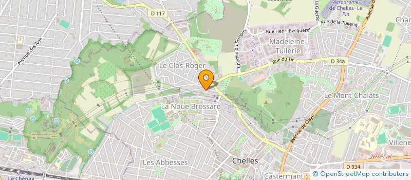 localisation de l'entreprise STEPHANIE MORENO DESIGN  CHELLES