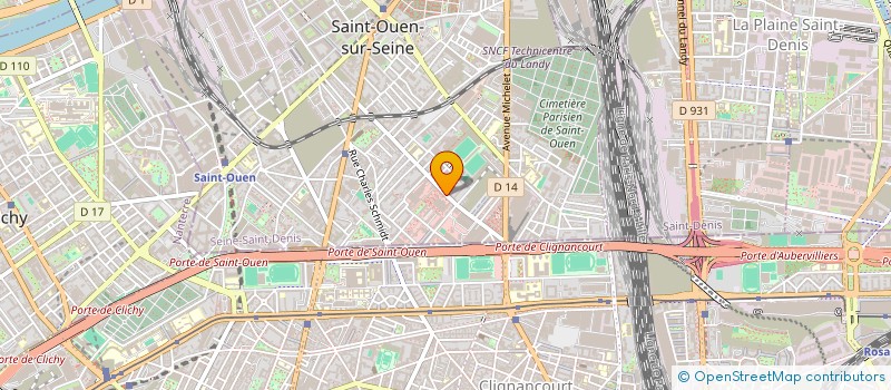 localisation de l'entreprise STEPHANIE ROUDIL- CORVEZ à SAINT-OUEN-SUR-SEINE