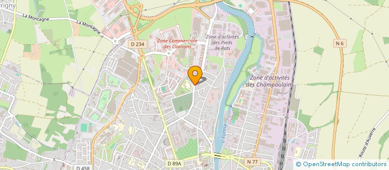 localisation de l'entreprise STEPHANIE ROULEAU à AUXERRE