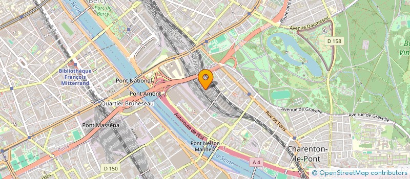 localisation de l'entreprise STEPHANIE'S  CHARENTON-LE-PONT