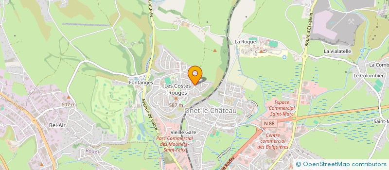 localisation de l'entreprise STEPHANIE SABARLY  ONET-LE-CHATEAU