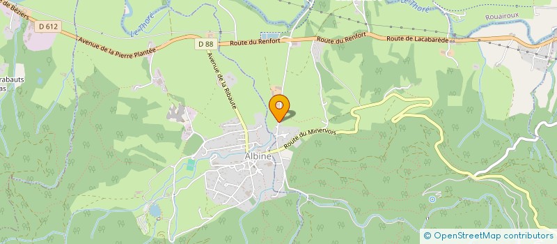 localisation de l'entreprise STEPHANIE VOLAILLES  SAUVETERRE