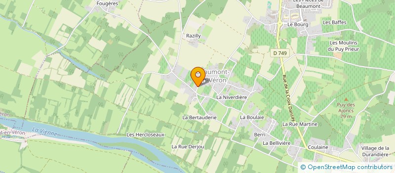 localisation de l'entreprise STEPHANOISE  BEAUMONT-EN-VERON