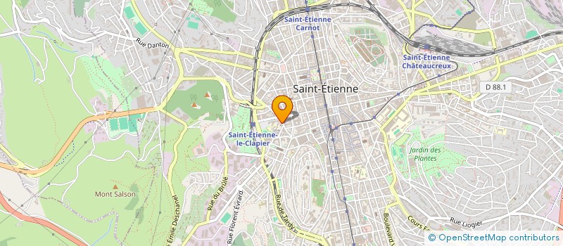 localisation de l'entreprise STEPHANOISE D'ISOLATION à SAINT-ETIENNE