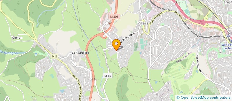 localisation de l'entreprise STEPHANOISE DE MECANIQUE ET USINAGE  VILLARS