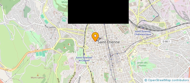 localisation de l'entreprise STEPHANOISE ENSEIG ODONTO STOMATOLOGIQUE à SAINT-ETIENNE
