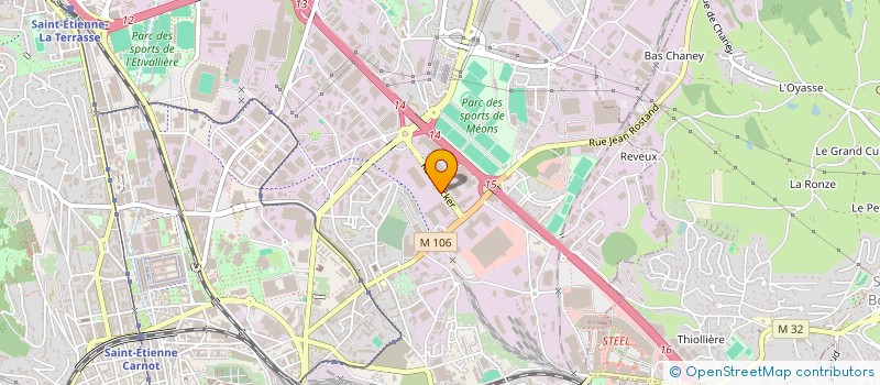 localisation de l'entreprise STEPHAPRIM SARL à SAINT-ETIENNE